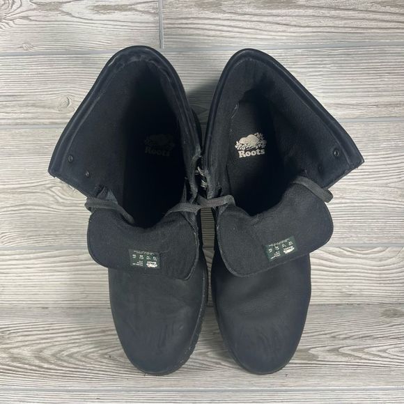 Roots Black Leather Boot - Men's 12 - Picture 7 of 9